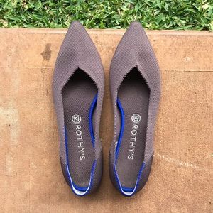 ROTHYS | The Point Flat | Size 11 | Mink ✨